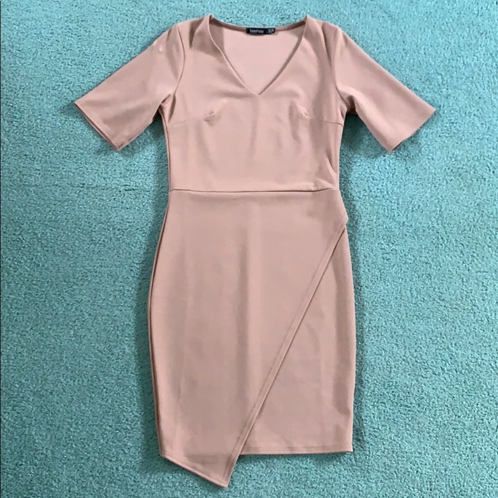 NWOT Front panel overlay dress